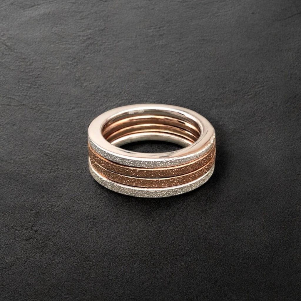 4-in-1 Ring / Glitzer Look