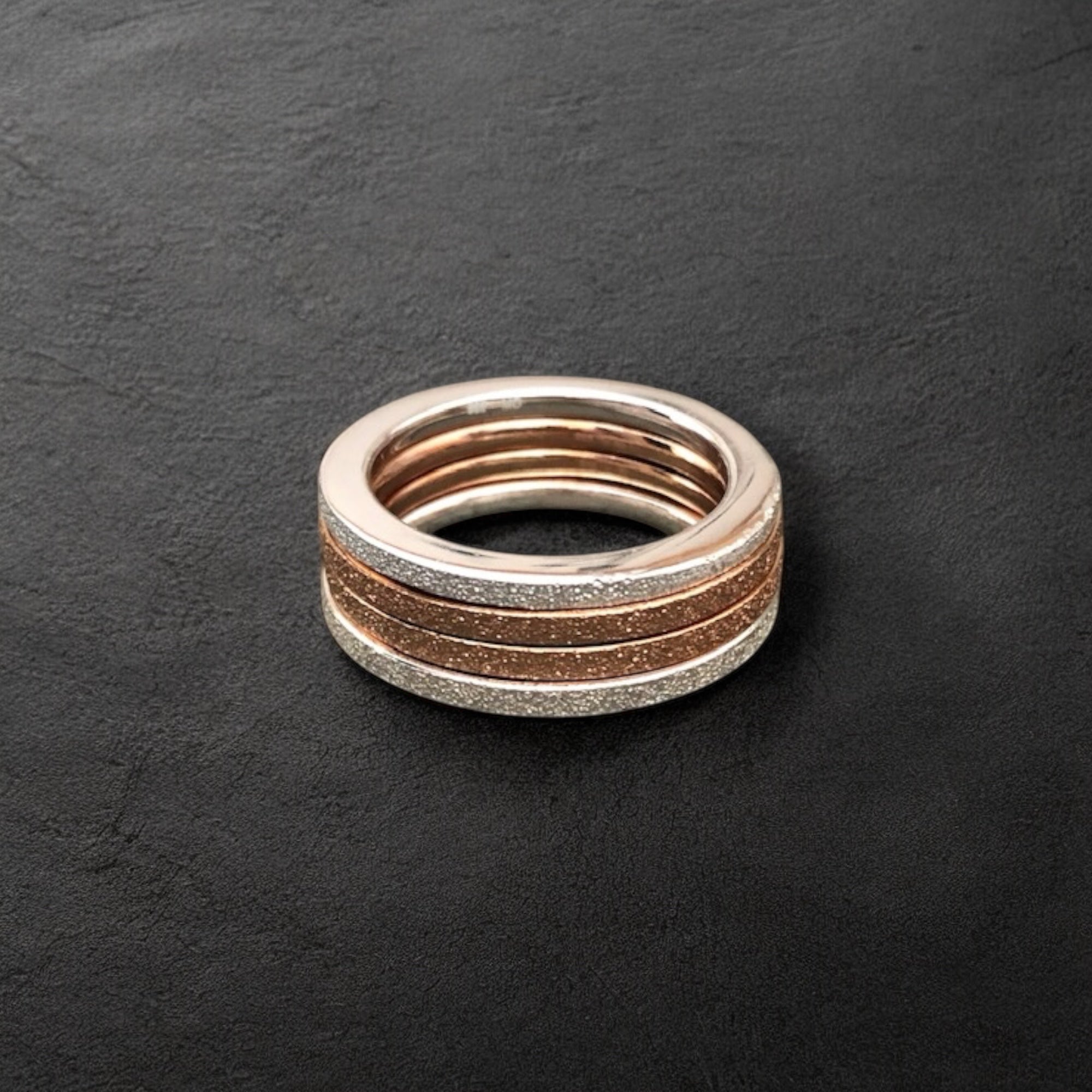 4-in-1 Ring / Glitzer Look