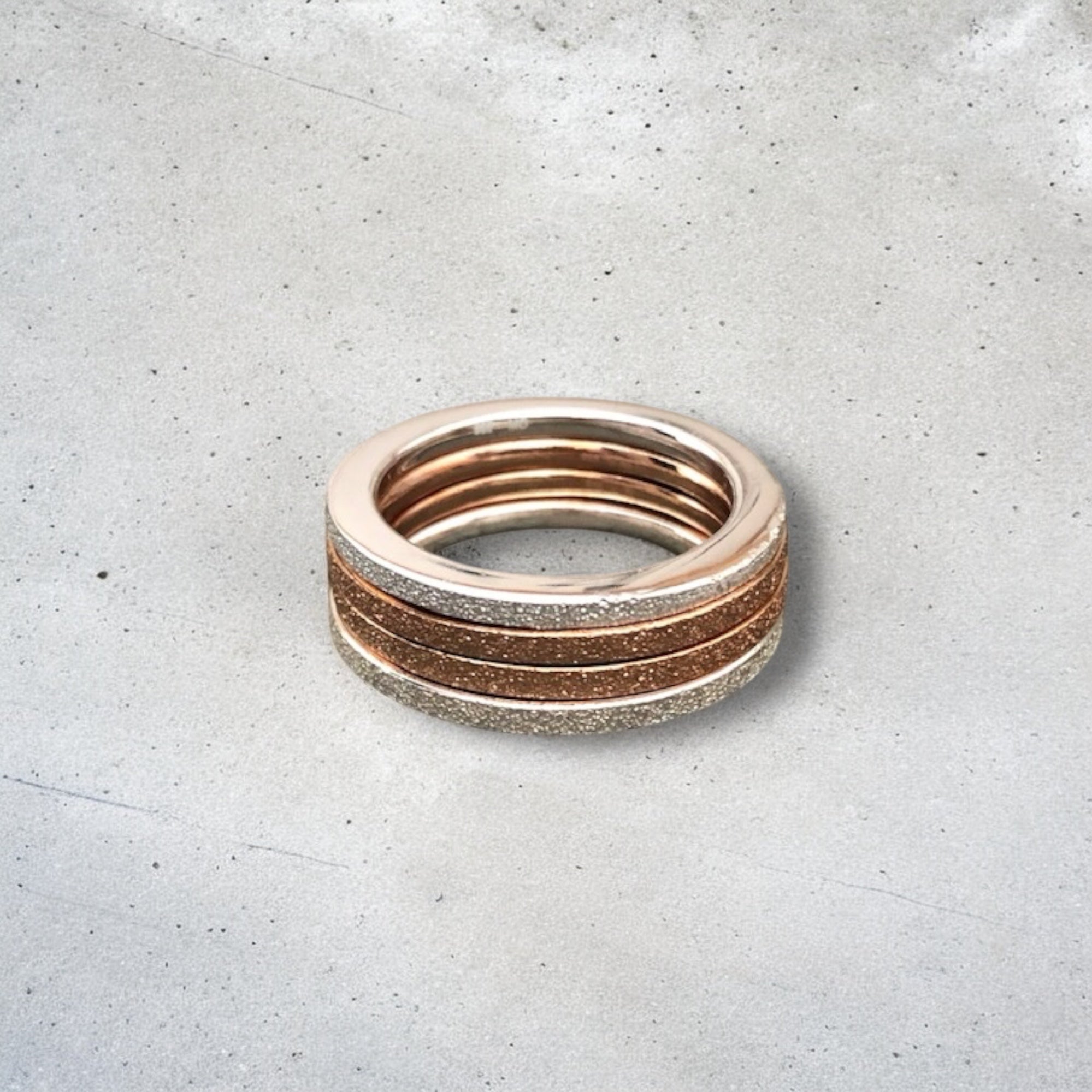 4-in-1 Ring / Glitzer Look