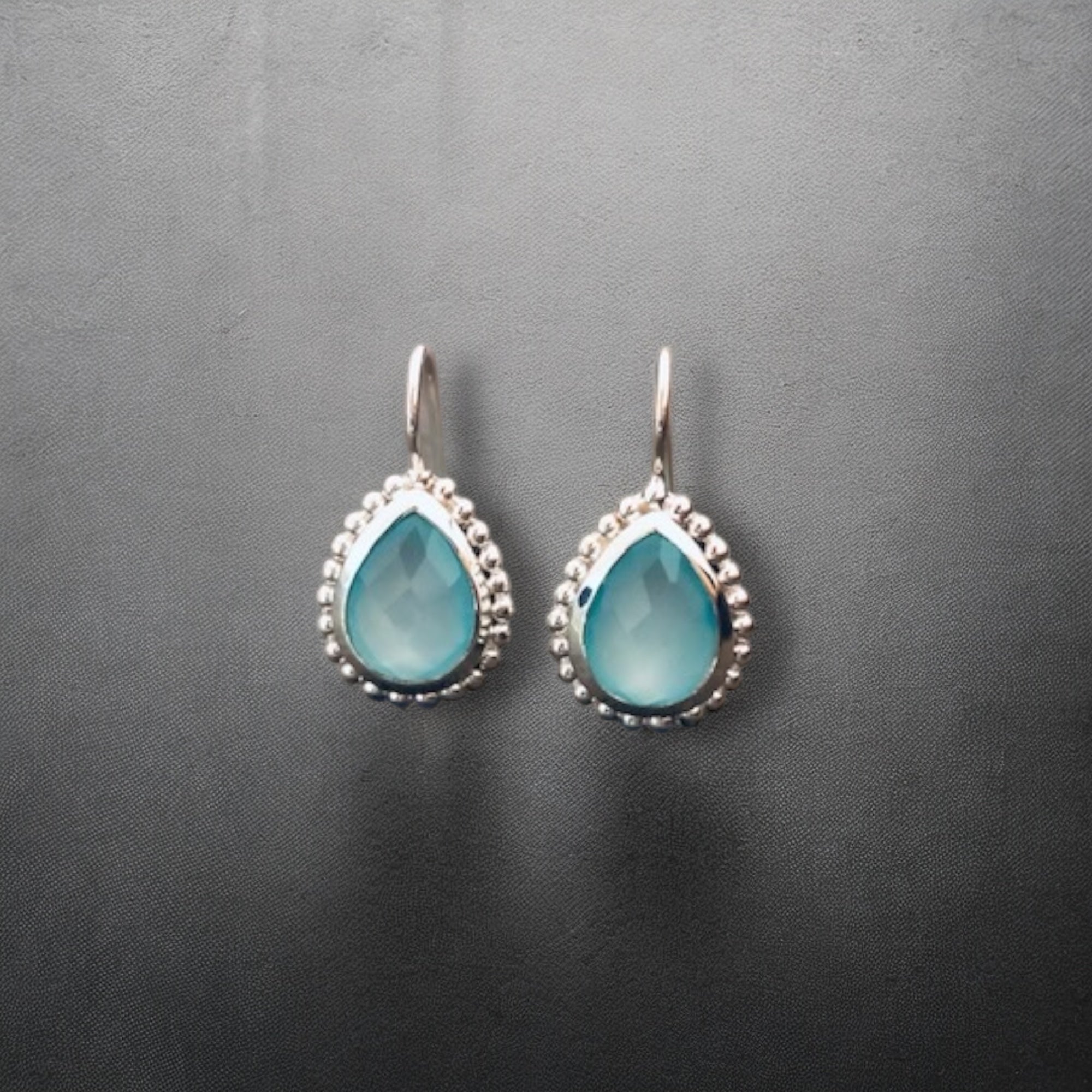 Ohrhänger Aqua Achat