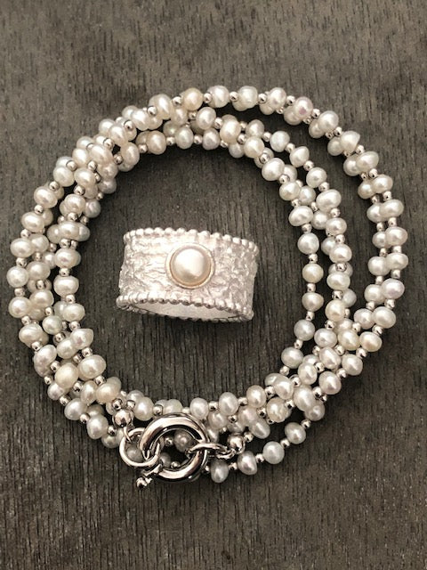 Ring Süsswasserperle