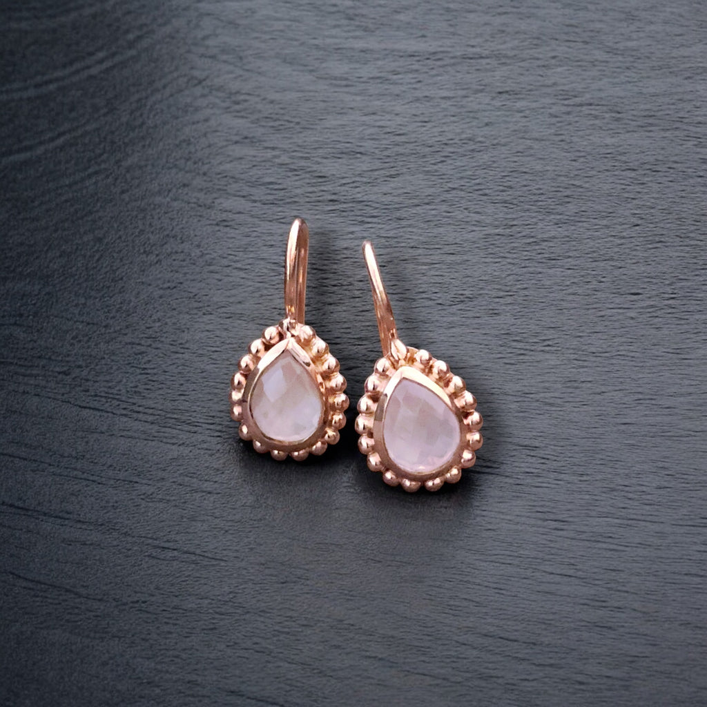 Ohrhänger Rosenquarz
