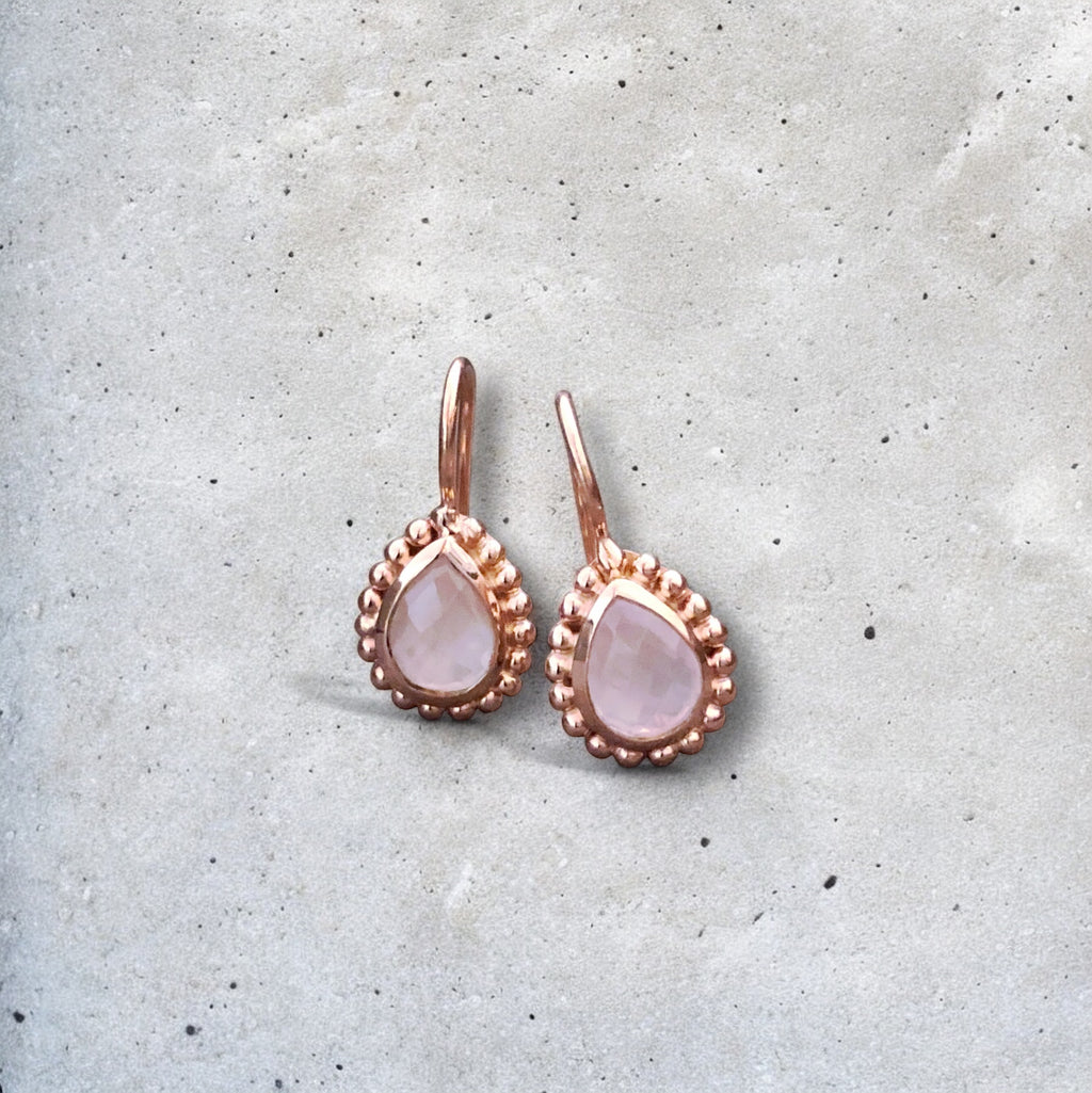 Ohrhänger Rosenquarz