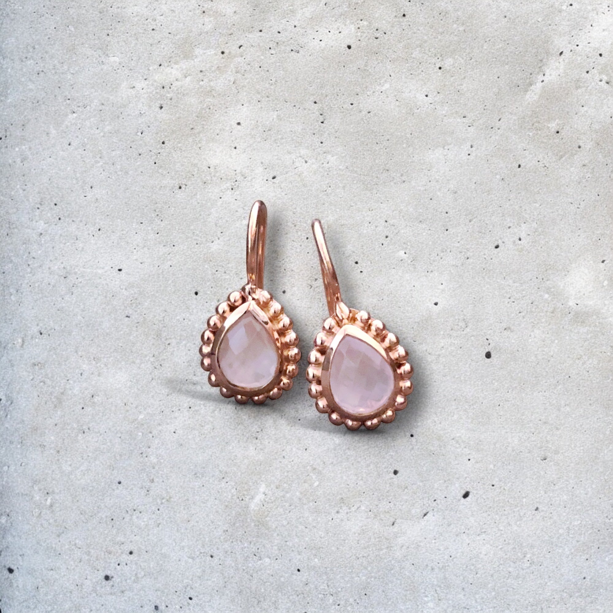 Ohrhänger Rosenquarz
