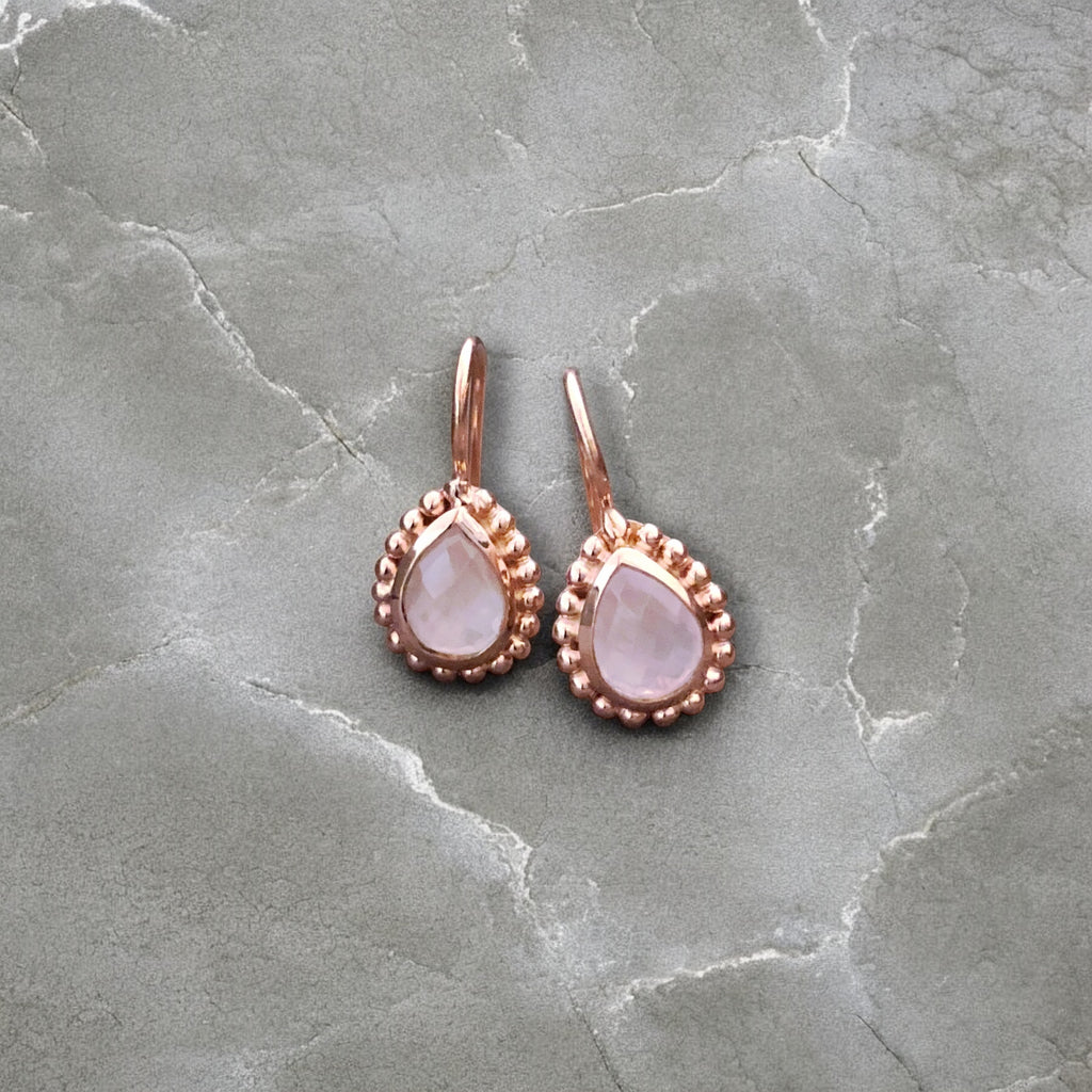Ohrhänger Rosenquarz