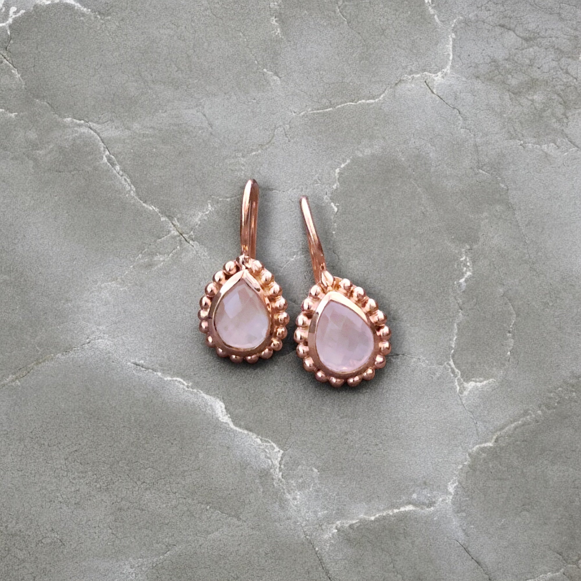 Ohrhänger Rosenquarz