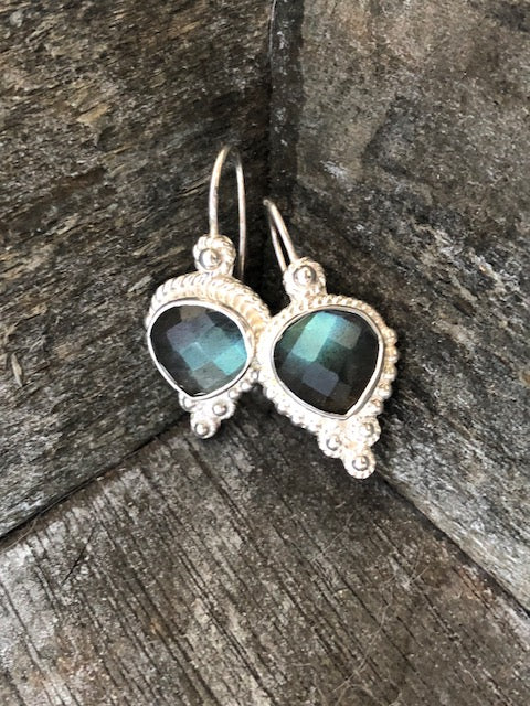 Ohrhänger Labradorit