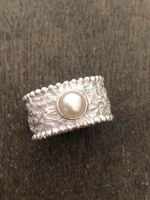 Ring Süsswasserperle